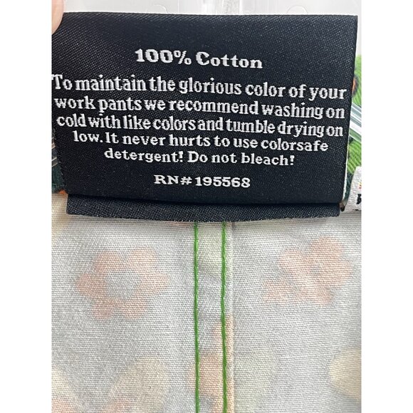 Big Bud Press Green Floral Butterfly Long Sleeve Jumpsuit Boilersuit Sz M - Picture 5 of 6